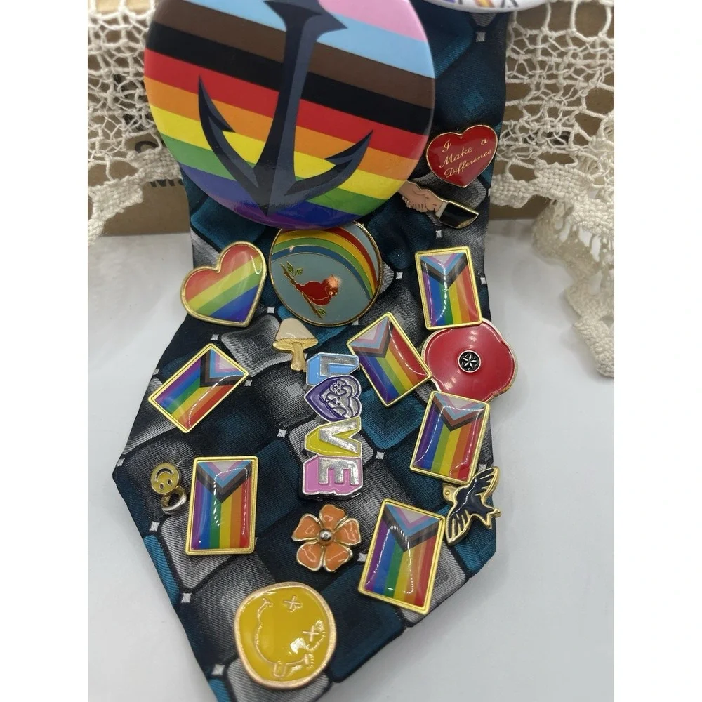 Rainbow Enamel Lapel‎ Pins Pride LGBTQ  Lot